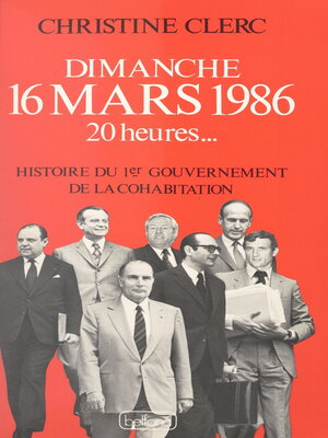 cover image of Dimanche 16 mars 1986, 20 heures...